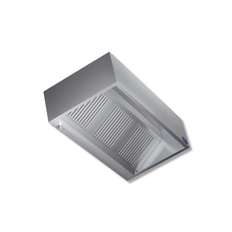 Cappa a parete kubica filtri antigrasso acciaio inox aisi 304 1... Cappe in acciaio inox