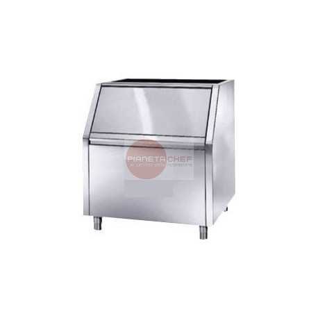 CONTENITORE GHIACCIO ACCIAIO INOX-CAPACITA' 200 KG-DIMENSIONI cm L87 x P79 xH100