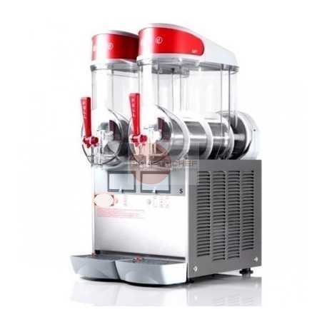 MACCHINA PER GRANITE - SORBETTI E CREME FREDDE - 2 CONTENITORI CAPACITA' 10 + 10 LT - DIMENSIONI CM L36 X P47 X H69