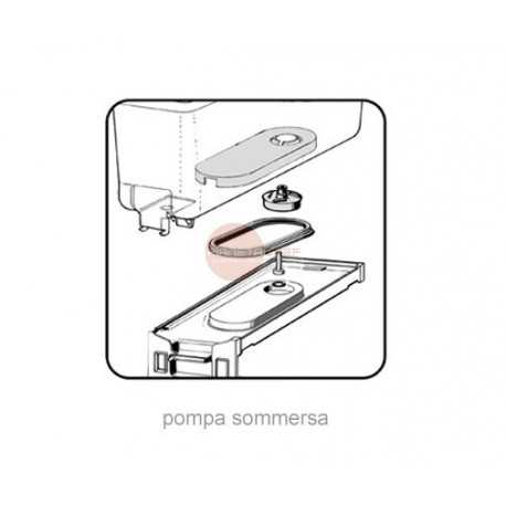 MACCHINA PER BEVANDE FREDDE - 1 CONTENITORE DA 8 LT - CON POMPA SOMMERSA - DIMENSIONI CM L18 X P40 X H63