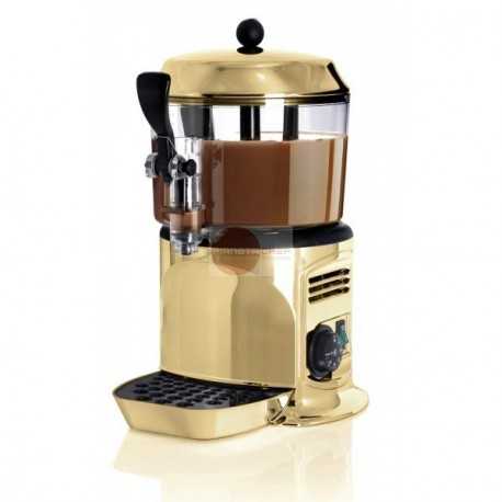 MACCHINA PER CIOCCOLATA CALDA - COLORE ORO - CAPACITA' CONTENITORE 3 LT - DIMENSIONI CM L24 X P29 X H41