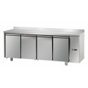TAVOLO REFRIGERATO PASTICCERIA-PREDISPOSTO PER MOTORE REMOTO-PIANO LISCIO + ALZATINA-CAPACITA' 890 LT-DIMEN. CM L248 X P80 X H95/102 TAVOLO REFRIGERATO PASTICCERIA-PREDISPOSTO PER MOTORE REMOTO-PIANO LISCIO + ALZATINA-CAPACITA' 890 LT-DIMEN. CM L248 X P80 X H95/102