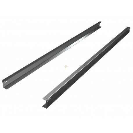 COPPIA GUIDE INOX PER TEGLIE PASTICCERIA - L613 mm