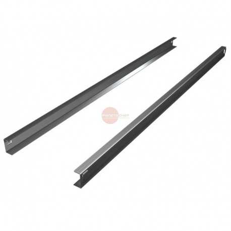 COPPIA GUIDE INOX PER TAVOLO SNACK
