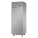 ARMADIO FRIGO - SENZA UNITA' FRIGORIFERA - PREDISPOSTO PER MOTORE REMOTO (OPTIONAL) A BASSA TEMPERATURA - CAPACITA' 700 LITRI - INTERAMENTE IN ACCIAIO INOX AISI 304 - GASTRONORM GN 2/1 (650 X 530 mm) - 1 PORTA CHIUSURA AUTOMATICA - DIMENSIONI CM L71 X P80 X H 203/210