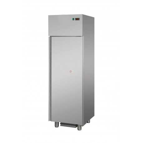 ARMADIO FRIGO PER PESCE - CAPACITA' 400 LITRI - INTERAMENTE IN ACCIAIO INOX AISI 304 - GASTRONORM GN 1/1 (530 X 325 mm) - 1 PORTA CHIUSURA AUTOMATICA - TEMPERATURA -2°/+8° - REFRIGERAZIONE VENTILATA - SBRINAMENTO AUTOMATICO - DIMENSIONI CM L60 X P62 X H 190/208 ARMADIO FRIGO PER PESCE - CAPACITA' 400 LITRI - INTERAMENTE IN ACCIAIO INOX AISI 304 - GASTRONORM GN 1/1 (530 X 325 mm) - 1 PORTA CHIUSURA AUTOMATICA - TEMPERATURA -2°/+8° - REFRIGERAZIONE VENTILATA - SBRINAMENTO AUTOMATICO - DIMENSIONI CM L60 X P62 X H 190/208