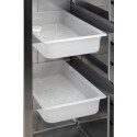 ARMADIO FRIGO PER PESCE - CAPACITA' 400 LITRI - INTERAMENTE IN ACCIAIO INOX AISI 304 - GASTRONORM GN 1/1 (530 X 325 mm) - 1 PORTA CHIUSURA AUTOMATICA - TEMPERATURA -2°/+8° - REFRIGERAZIONE VENTILATA - SBRINAMENTO AUTOMATICO - DIMENSIONI CM L60 X P62 X H 190/208 ARMADIO FRIGO PER PESCE - CAPACITA' 400 LITRI - INTERAMENTE IN ACCIAIO INOX AISI 304 - GASTRONORM GN 1/1 (530 X 325 mm) - 1 PORTA CHIUSURA AUTOMATICA - TEMPERATURA -2°/+8° - REFRIGERAZIONE VENTILATA - SBRINAMENTO AUTOMATICO - DIMENSIONI CM L60 X P62 X H 190/208