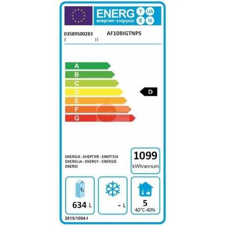 ARMADIO FRIGO BIG 900 LITRI PER PASTICCERIA - TEMPERATURA -2°/+10° - DIMENSIONI CM L80 X P102 X H203/210