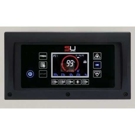 SOTTOVUOTO A CAMPANA - STRUTTURA IN ACCIAIO INOX - POMPA BUSH DA 40 m³/h. - DOPPIA BARRA SALDANTE 465 + 465 mm - DISPLAY TOUCH SCREEN RETROILLUMINATO PROGRAMMABILE E CON INDICATORE DELLA PERCENTUALE DEL VUOTO - IDEALE ANCHE PER LIQUIDI - POSSBILITA' DEL GAS INERTE E STAMPANTE TERMICA (OPTIONAL) - POTENZA 1100 W - DIMENSIONI ESTERNE CM L 74 x P 56,6 X H 99,7