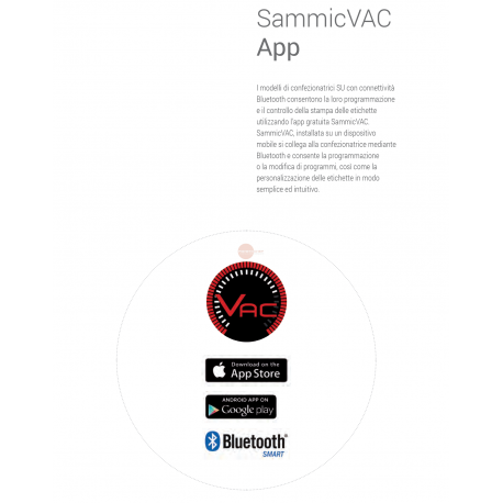 SOTTOVUOTO A CAMPANA - STRUTTURA IN ACCIAIO INOX - POMPA BUSH DA 40 m³/h. - DOPPIA BARRA SALDANTE 465 + 465 mm - DISPLAY TOUCH SCREEN RETROILLUMINATO PROGRAMMABILE E CON INDICATORE DELLA PERCENTUALE DEL VUOTO - IDEALE ANCHE PER LIQUIDI - POSSBILITA' DEL GAS INERTE E STAMPANTE TERMICA (OPTIONAL) - POTENZA 1100 W - DIMENSIONI ESTERNE CM L 74 x P 56,6 X H 99,7 SOTTOVUOTO A CAMPANA - STRUTTURA IN ACCIAIO INOX - POMPA BUSH DA 40 m³/h. - DOPPIA BARRA SALDANTE 465 + 465 mm - DISPLAY TOUCH SCREEN RETROILLUMINATO PROGRAMMABILE E CON INDICATORE DELLA PERCENTUALE DEL VUOTO - IDEALE ANCHE PER LIQUIDI - POSSBILITA' DEL GAS INERTE E STAMPANTE TERMICA (OPTIONAL) - POTENZA 1100 W - DIMENSIONI ESTERNE CM L 74 x P 56,6 X H 99,7