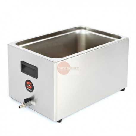 VASCA ISOLATA GN 1/1 - IN ACCIAIO INOX - CON RUBINETTO DI SCARICO