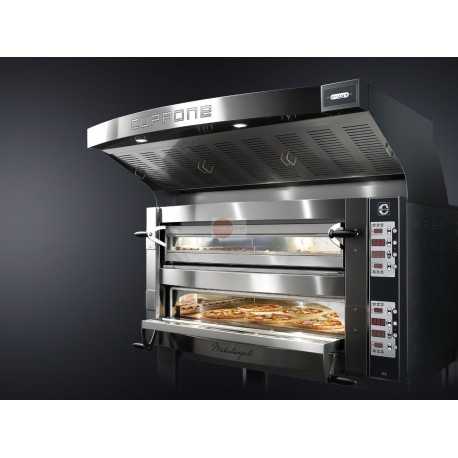 FORNO CUPPONE MICHELANGELO - ELETTRICO - CONTROLLO DIGITALE CD- CAPACITA' 4+4 PIZZE - DIMENSIONI CM L119 X P110 X H78