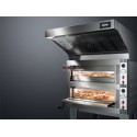 FORNO CUPPONE TIEPOLO - ELETTRICO - CONTROLLO MECCANICO - CAPACITA' 6 PIZZE - DIMENSIONI CM L102 X P128 X H40