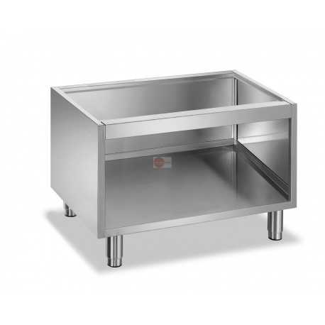 BASE ARMADIATA IN ACCIAIO INOX AISI 304 - CM L 140 X P 51 X H 58