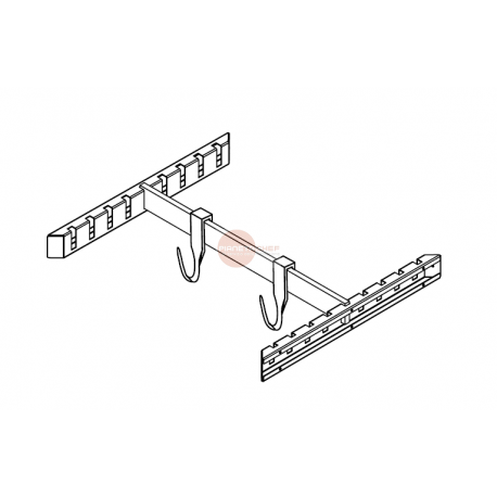 GANCERA PER CARNE 80 KG (INCLUSI 2 GANCI)