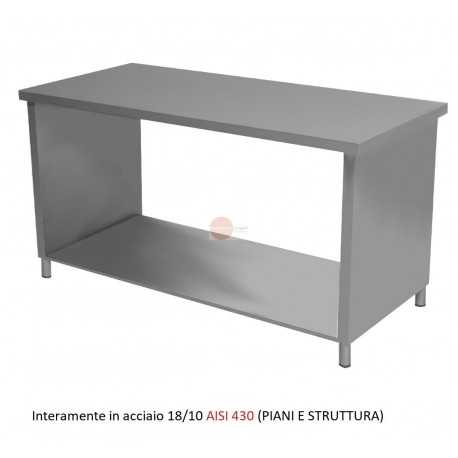 tavolo inox aperto giorno