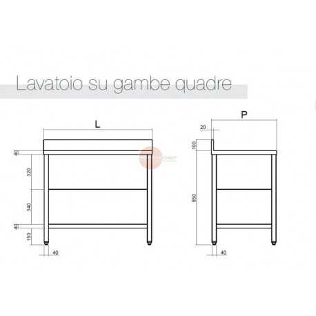 LAVELLO 1 VASCA E GOCCIOLATOIO