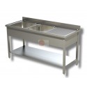 LAVELLO 2 VASCHE E GOCCIOLATOIO