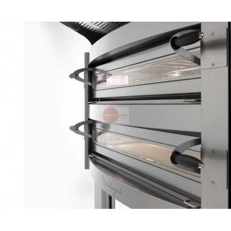 FORNO CUPPONE MICHELANGELO - ELETTRICO - CONTROLLO DIGITALE - CAPACITA' 9+9 PIZZE - DIMENSIONI CM L155 X P146 X H78 FORNO CUPPONE MICHELANGELO - ELETTRICO - CONTROLLO DIGITALE - CAPACITA' 9+9 PIZZE - DIMENSIONI CM L155 X P146 X H78