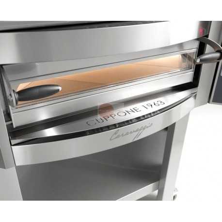 FORNO ELETTRICO ANGOLARE CUPPONE CARAVAGGIO - SISTEMA DI CONTROLLO TOUCH SCREEN - 1 CAMERA DI COTTURA - CAPACITA' 5 PIZZE DA 35 CM - POTENZA 9,7 KW FORNO ELETTRICO ANGOLARE CUPPONE CARAVAGGIO - SISTEMA DI CONTROLLO TOUCH SCREEN - 1 CAMERA DI COTTURA - CAPACITA' 5 PIZZE DA 35 CM - POTENZA 9,7 KW