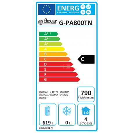 ARMADIO FRIGO PER PASTICCERIA 800 LT- TEMPERATURA -2°/+8°-REFRIGERAZIONE VENTILATA-DIM. CM. L74 X P99 X H201 ARMADIO FRIGO PER PASTICCERIA 800 LT- TEMPERATURA -2°/+8°-REFRIGERAZIONE VENTILATA-DIM. CM. L74 X P99 X H201