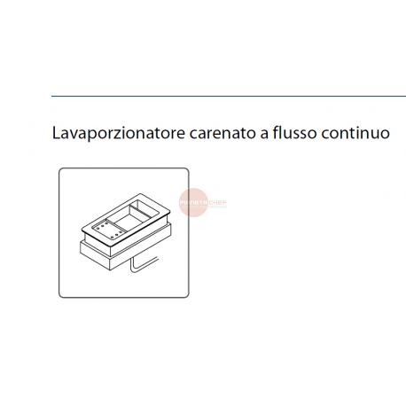 LAVAPORZIONATORE CARENATO A FLUSSO CONTINUO