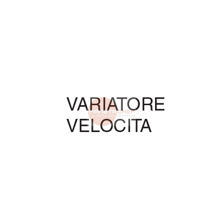 VARIATORE DI VELOCITA' - Provvisto di 3 regolazioni di velocità