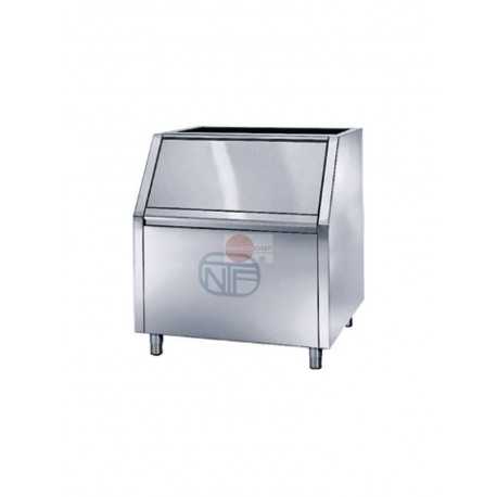 CONTENITORE IN ACCIAIO INOX AISI 304 - CAPACITA' 200 KG - DIMENSIONI L 870 x P 790 x H 1000 mm