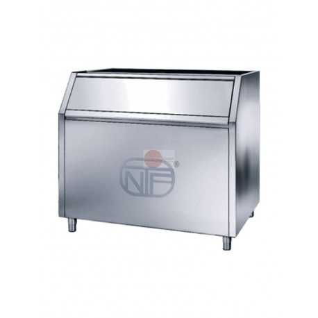 CONTENITORE IN ACCIAIO INOX AISI 304 - CAPACITA' 350 KG - DIMENSIONI L 1250 x P 790 x H 1000 mm