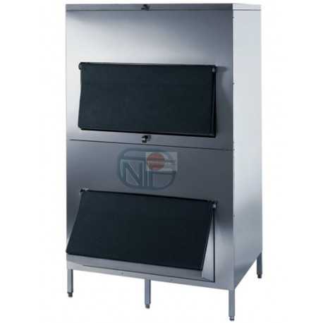CONTENITORE IN ACCIAIO INOX AISI 304 - CAPACITA' 550 KG - DIMENSIONI L 1110 x P 1060 x H 1915 mm