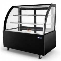 BANCO ALIMENTARE - IDEALE PER PASTICCERIA - REFRIGERAZIONE VENTILATA - TEMPERATURA +2°/+8° - ILLUMINAZIONE INTERNA LED - ANTINE SCORREVOLI POSTERIORI - 2 MENSOLE INTERMEDIE