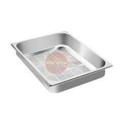 BACINELLA GASTRONORM IN ACCIAO INOX AISI 304 - GN 1/1 ( 530 X 325 mm) ALTEZZA 20 mm