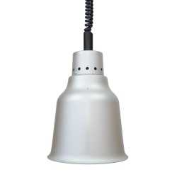 LAMPADA RISCALDANTE - IN ALLUMINIO - CON LUCE BIANCA - CAVO REGOLABILE IN ALTEZZA - INTERRUTTORE - POTENZA 250 WATT