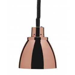 LAMPADA RISCALDANTE - IN RAME - CON LUCE ROSSA - CAVO REGOLABILE IN ALTEZZA - INTERRUTTORE - POTENZA 250 WATT