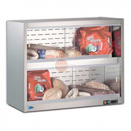 PENSILE REFRIGERATO - CON MOTORE REMOTO INCLUSO - CON PORTE SCORREVOLI - COSTRUZIONE IN ACCIAIO INOX - RIPIANI ILLUMINATI - TENDA NOTTE DI SERIE - TEMPERATURA +4°/+8° - DIMENSIONI CM L 100 X P 50 X H 80