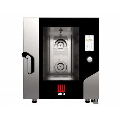 FORNO ELETTRICO COMBINATO CONVEZIONE - CON VAPORE DIRETTO - CAPACITA' 7 TEGLIE GN 1/1 - COMANDI TOUCH SCREEN