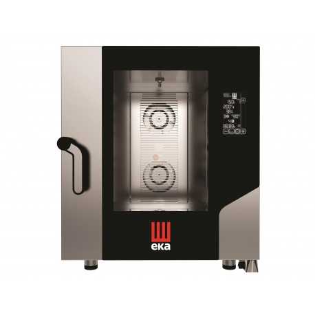 FORNO ELETTRICO COMBINATO CONVEZIONE - CON VAPORE DIRETTO - CAPACITA' 6 TEGLIE GN 2/1 - COMANDI DIGITALI