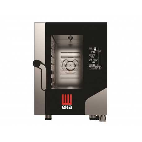 FORNO ELETTRICO COMPATTO - COMBINATO CONVEZIONE - CON VAPORE DIRETTO - CAPACITA' 6 TEGLIE GN 2/3 - COMANDI DIGITALI - FULL OPTIONAL