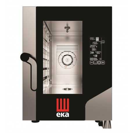 FORNO ELETTRICO COMPATTO - COMBINATO CONVEZIONE - CON VAPORE DIRETTO - CAPACITA' 6 TEGLIE GN 1/1 - COMANDI DIGITALI - FULL OPTIONAL