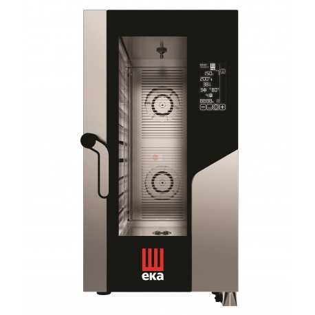 FORNO ELETTRICO COMPATTO - COMBINATO CONVEZIONE - CON VAPORE DIRETTO - CAPACITA' 10 TEGLIE GN 1/1 - COMANDI DIGITALI - FULL OPTIONAL