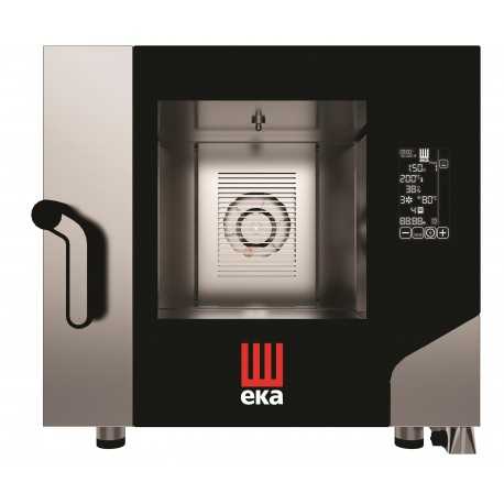 FORNO ELETTRICO COMBINATO CONVEZIONE - CON VAPORE DIRETTO - CAPACITA' 5 TEGLIE GN 1/1 - COMANDI DIGITALI