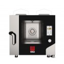 FORNO A GAS COMBINATO CONVEZIONE - CON VAPORE DIRETTO - CAPACITA' 5 TEGLIE GN 1/1 - COMANDI TOUCH SCREEN