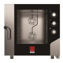FORNO PROFESSIONALE PER PASTICCERIA - ELETTRICO COMBINATO CONVEZIONE - CON VAPORE DIRETTO - CAPACITA' 6 TEGLIE 60 x 40 - COMANDI ELETTROMECCANICI