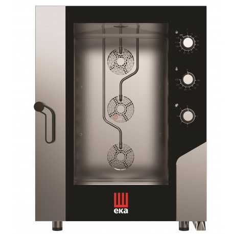 FORNO ELETTRICO PER PASTICCERIA - COMBINATO CONVEZIONE - CON VAPORE DIRETTO - CAPACITA' 10 TEGLIE 60 X 40 - COMANDI ELETTROMECCANICI