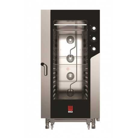 FORNO ELETTRICO PER PASTICCERIA - COMBINATO CONVEZIONE - CON VAPORE DIRETTO - CAPACITA' 16 TEGLIE 60 X 40 - COMANDI ELETTROMECCANICI