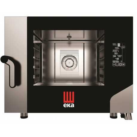 FORNO ELETTRICO COMBINATO CONVEZIONE - CON VAPORE DIRETTO - CAPACITA' 4 TEGLIE 60x40 - COMANDI DIGITALI