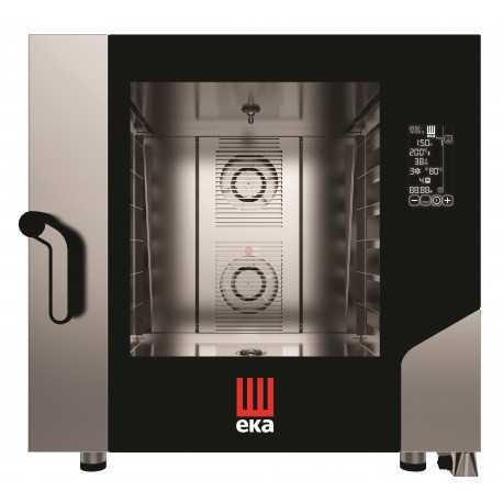 FORNO ELETTRICO PROFESSIONALE - COMBINATO CONVEZIONE - CON VAPORE DIRETTO - CAPACITA' 6 TEGLIE 60x40 - COMANDI DIGITALI FORNO ELETTRICO PROFESSIONALE - COMBINATO CONVEZIONE - CON VAPORE DIRETTO - CAPACITA' 6 TEGLIE 60x40 - COMANDI DIGITALI