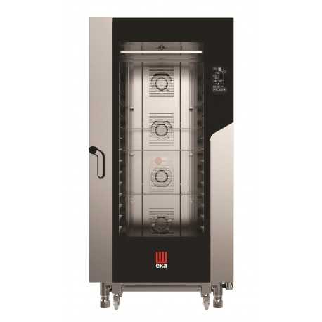 FORNO PROFESSIONALE PER PASTICCERIA - ELETTRICO COMBINATO CONVEZIONE - CON VAPORE DIRETTO - CAPACITA' 16 TEGLIE 60x40 - COMANDI DIGITALI
