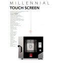 FORNO A GAS PER PASTICCERIA - COMBINATO CONVEZIONE - CON VAPORE DIRETTO - CAPACITA' 4 TEGLIE 60 X 40 - COMANDI TOUCH SCREEN