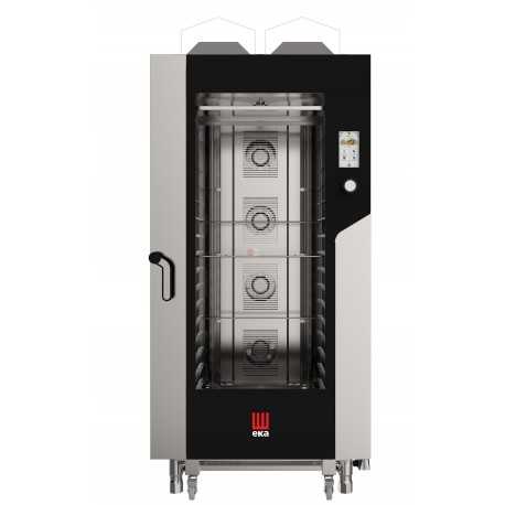 FORNO PROFESSIONALE A GAS - COMBINATO CONVEZIONE - CON VAPORE DIRETTO - CAPACITA' 16 TEGLIE 60 X 40 - COMANDI TOUCH SCREEN - FULL OPTIONAL FORNO PROFESSIONALE A GAS - COMBINATO CONVEZIONE - CON VAPORE DIRETTO - CAPACITA' 16 TEGLIE 60 X 40 - COMANDI TOUCH SCREEN - FULL OPTIONAL